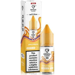 Crystal Clear Apple Peach Nic Salt E - Liquid