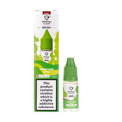 Crystal Clear Xtreme Sour Apple Nic Salt E - Liquid