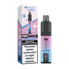 Hayati Pro Max+ 6000 Puffs Disposable Vape – Strawberry Raspberry Blueberry