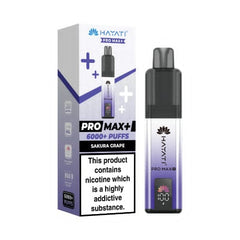 Hayati Pro Max+ 6000 Puffs Disposable Vape – Sakura Grape