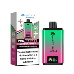 Hayati Pro Ultra+ 25000+ Puffs Disposable Vape | Strawberry Watermelon | Dual Tank Edition