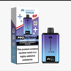Hayati Pro Ultra+ 25000+ Puffs Disposable Vape – Duo Flavor (Blueberry Raspberry /