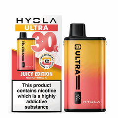Hyola Ultra 30K Disposable Vape – Juicy Edition (Peach Ice / Mango Ice) – 30000 Puffs
