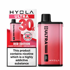 Hyola Ultra 30k Disposable Vape – Red Edition (30000 Puffs)