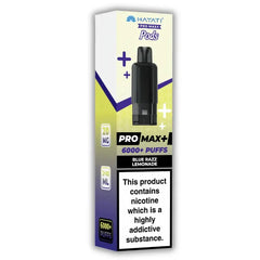 Hayati Pro Max+ 6000 Puffs Vape Pods - Blue Razz Lemonade (20mg)