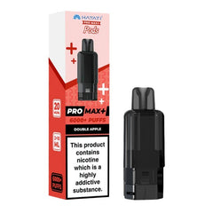 Hayati Pro Max+ 6000+ Puffs Pre-Filled Pods (Pack of 2) – Double Apple