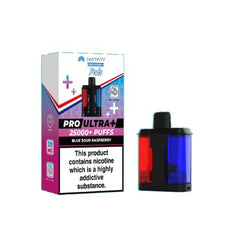 Hayati Pro Ultra+ 25000+ Puffs Pods – Blue Sour Raspberry (20mg)
