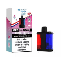 Hayati Pro Ultra+ 25000+ Puffs Pods – Fruit Bomb / Straw' Watermelon B' Gum (20mg)