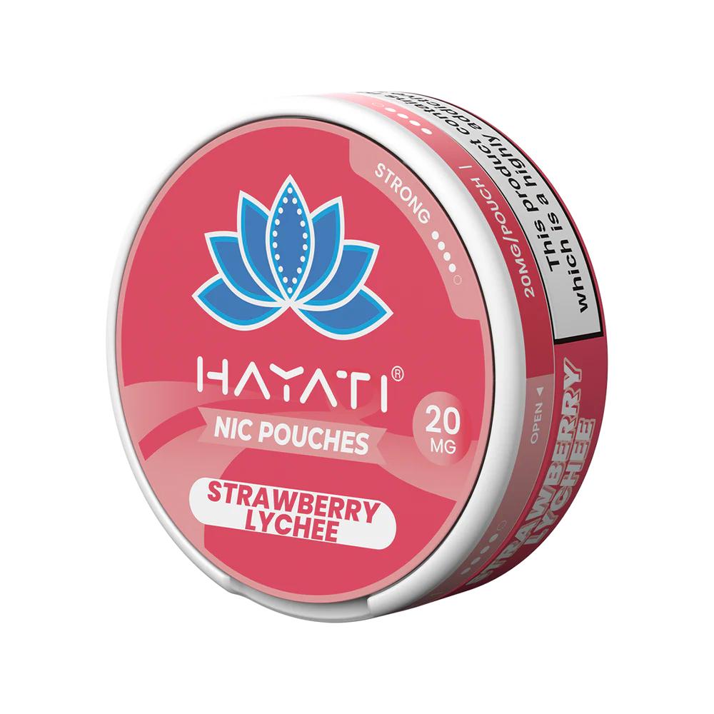 strawberry lychee nic pouch 20mg by hayati