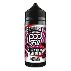 Strawberry Raspberry 100ml Shortfill E-Liquid by seriously