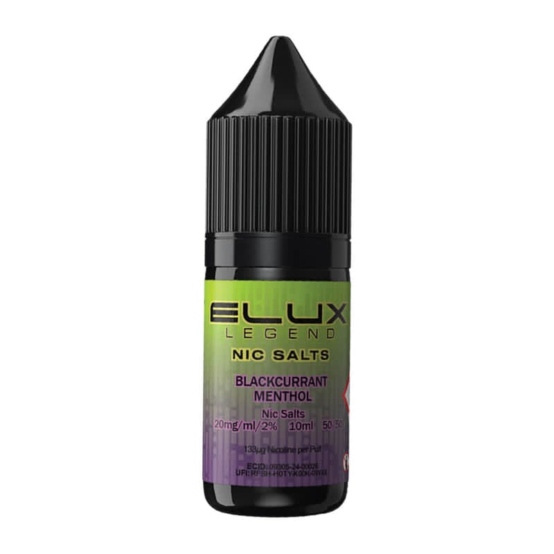 Elux Legend Blackcurrant Menthol Nic Salt E-Liquid