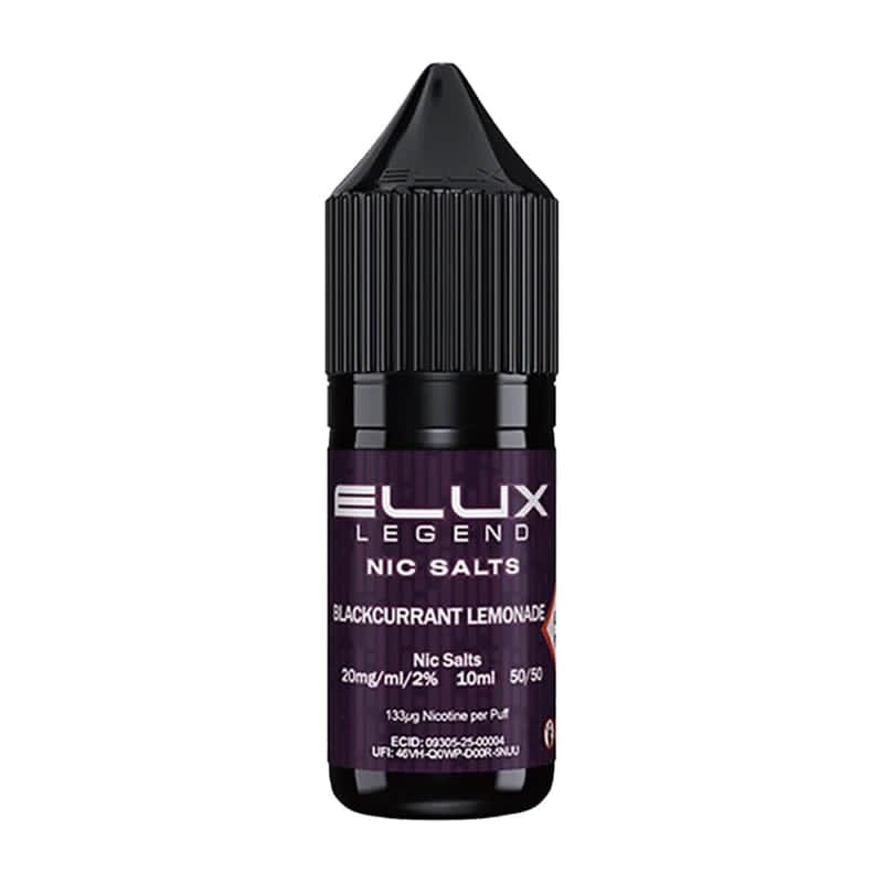 Elux Legend Blackcurrant Lemonade Nic Salt E-Liquid