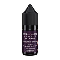Elux Legend Blackcurrant Lemonade Nic Salt E-Liquid