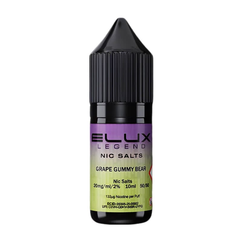 Elux Legend Grape Gummy Bear Nic Salt E-Liquid