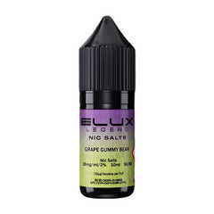 Elux Legend Grape Gummy Bear Nic Salt E-Liquid