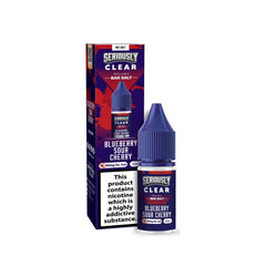 Seriously Clear Blueberry Sour Cherry Nic Salt E-Liquid