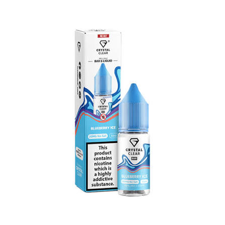 Crystal Clear Blueberry Ice Nic Salt E - Liquid