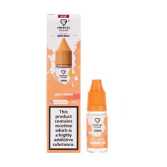 Crystal Clear Juicy Peach Nic Salt E - Liquid