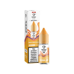Crystal Clear  White Peach Razz Nic Salt E - Liquid