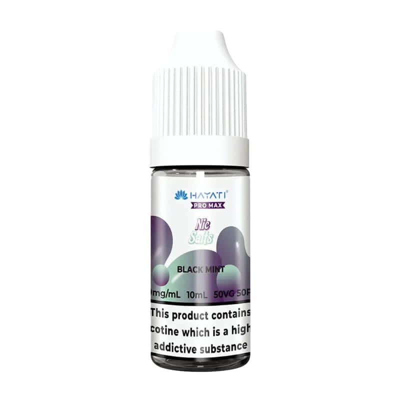 Hayati Pro Max Black Mint Nic Salt E - Liquid