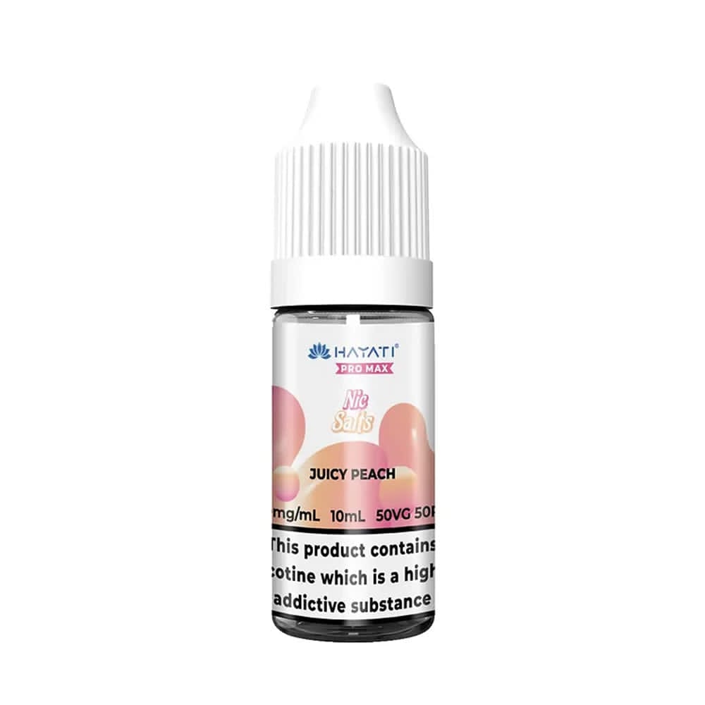 Hayati Pro Max Juicy Peach Nic Salt E - Liquid
