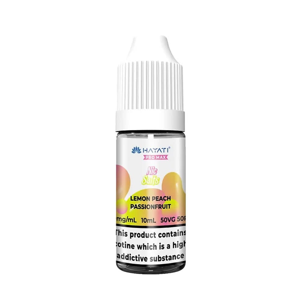 Hayati Pro Max Lemon Peach Passionfruit Nic Salt E - Liquid