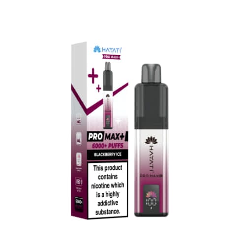 Hayati Pro Max+ 6000 Puffs Disposable Vape – Blackberry Ice