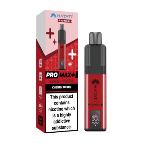 Hayati Pro Max+ 6000 Puffs Disposable Vape – Cherry Berry