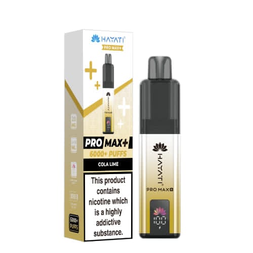 Hayati Pro Max+ 6000 Puffs Disposable Vape – Cola Lime