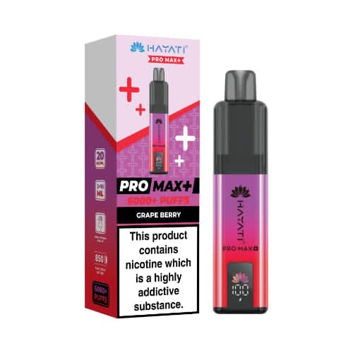 Hayati Pro Max+ 4000 Puffs Disposable Vape – Grape Berry