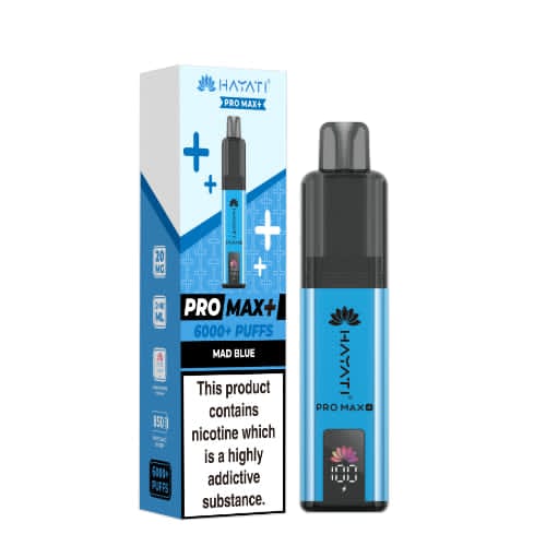 Hayati Pro Max+ 6000 Puffs Disposable Vape – Mad Blue