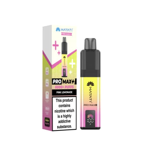 Hayati Pro Max+ 6000 Puffs Disposable Vape – Pink Lemonade