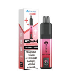 Hayati Pro Max+ 6000 Puffs Disposable Vape – Strawberry H' Bubba
