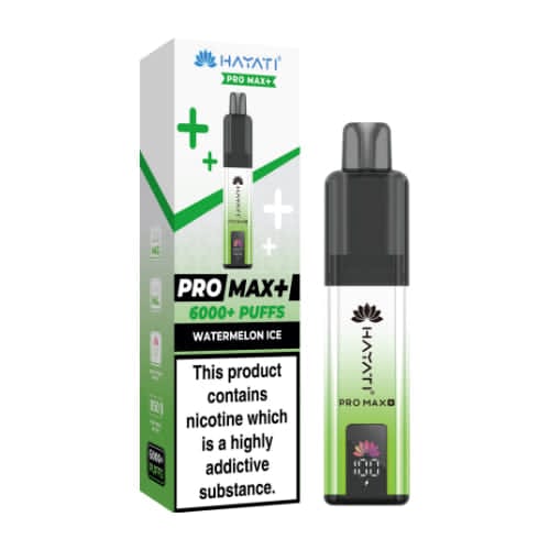 Hayati Pro Max+ 6000 Puffs Disposable Vape – Watermelon Ice
