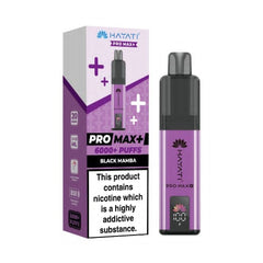 Hayati Pro Max+ 6000 Puffs Disposable Vape – Black Mamba