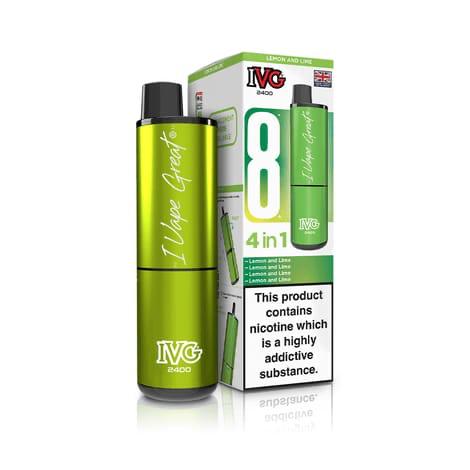 IVG 2400 4-in-1 Vape Kit Lemon & Lime