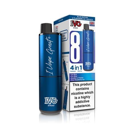 IVG 2400 4-in-1 Vape Kit Blue Edition