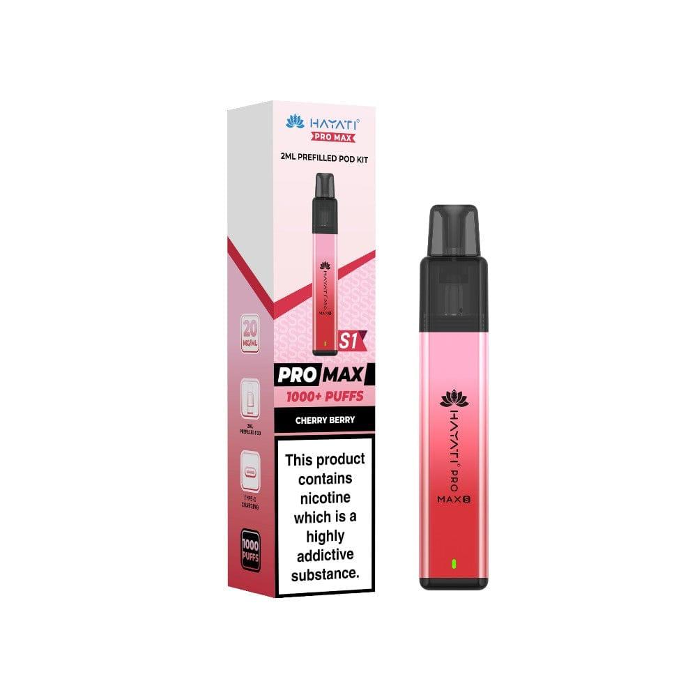 Hayati Pro Max S1 Prefilled Pod Kit – Cherry Berry (1000+ Puffs)