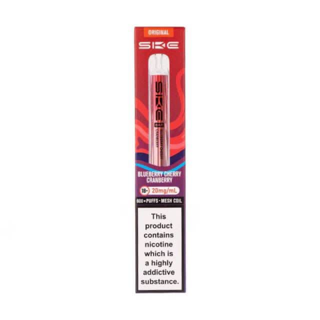 SKE Crystal Bar Disposable Vape | Blueberry Cherry Cranberry | 600 Puffs (20mg)