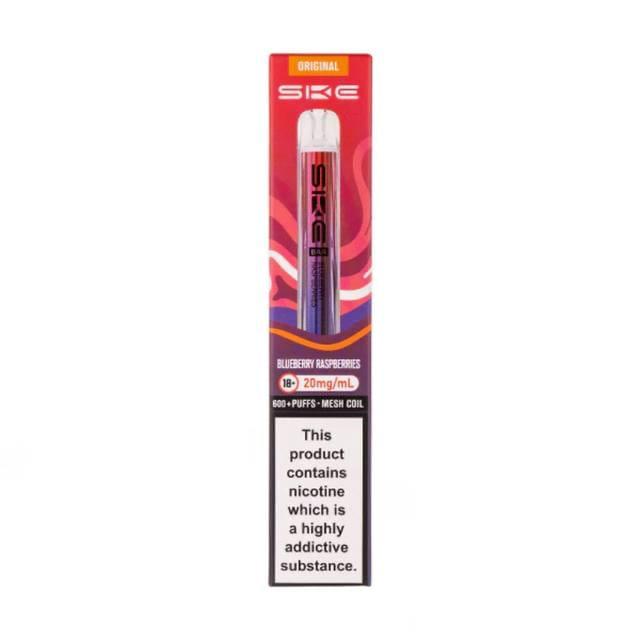 SKE Crystal Bar Disposable Vape | Blueberry Raspberries | 600 Puffs (20mg)