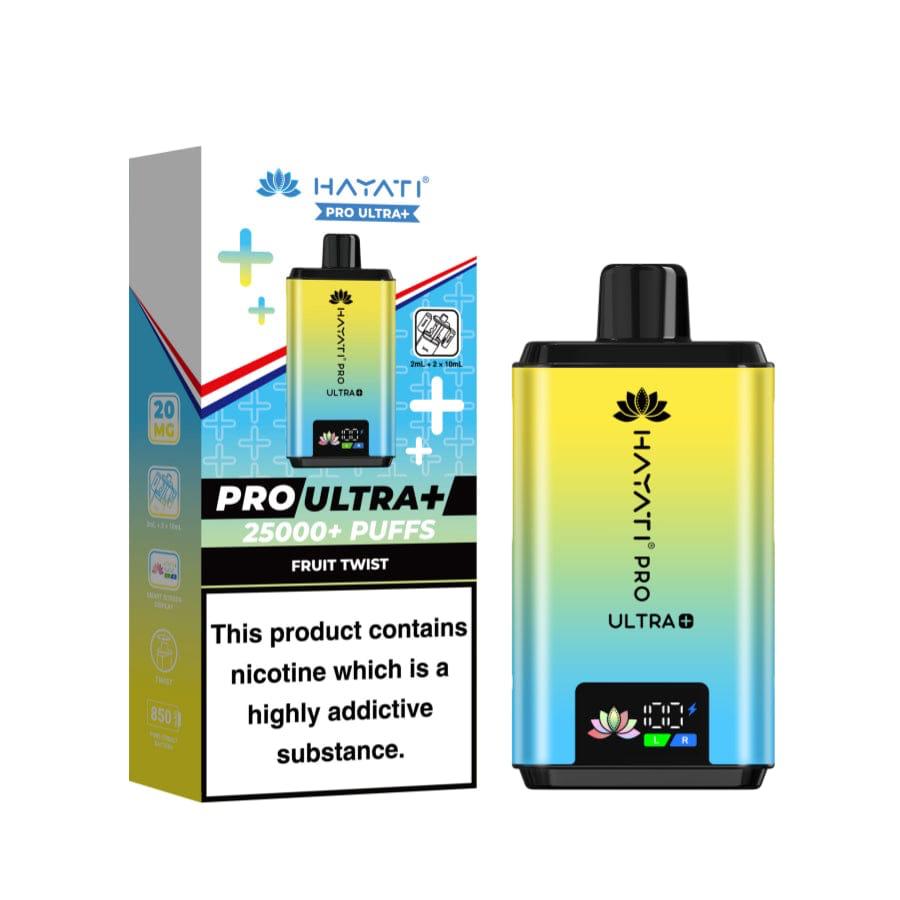Hayati Pro Ultra+ 25000 Puffs Disposable Vape | Fruit Twist (20mg)