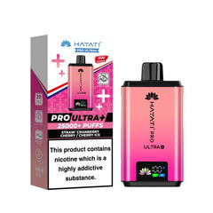 Hayati Pro Ultra+ 25000+ Puffs Disposable Vape | Straw' Cranberry Cherry & Cherry Ice | Duo Flavor Edition