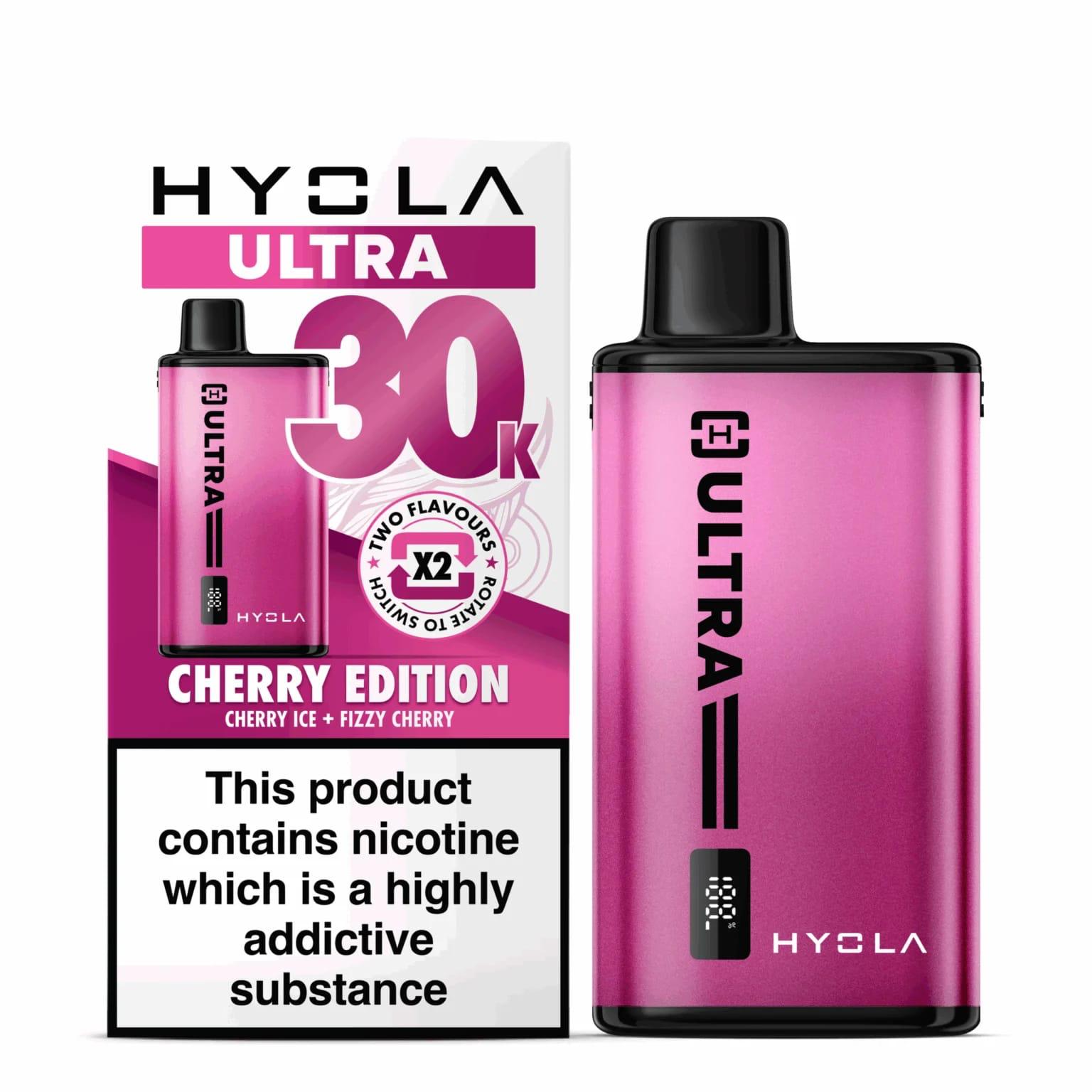 Hyola Ultra 30k Disposable Vape - Cherry Edition (30000 Puffs)