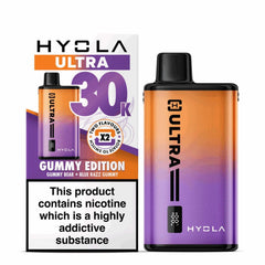 Hyola Ultra 30K Disposable Vape – Gummy Edition (Gummy Bear / Blue Razz Gummy) – 30000 Puffs
