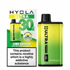 Hyola Ultra 30K Disposable Vape – Lime Edition (Lemon Lime / Lemon Raspberry Lime) – 30000 Puffs