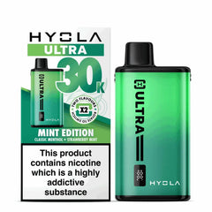 Hyola Ultra 30K Disposable Vape – Mint Edition (Classic Menthol / Strawberry Mint) – 30000 Puffs