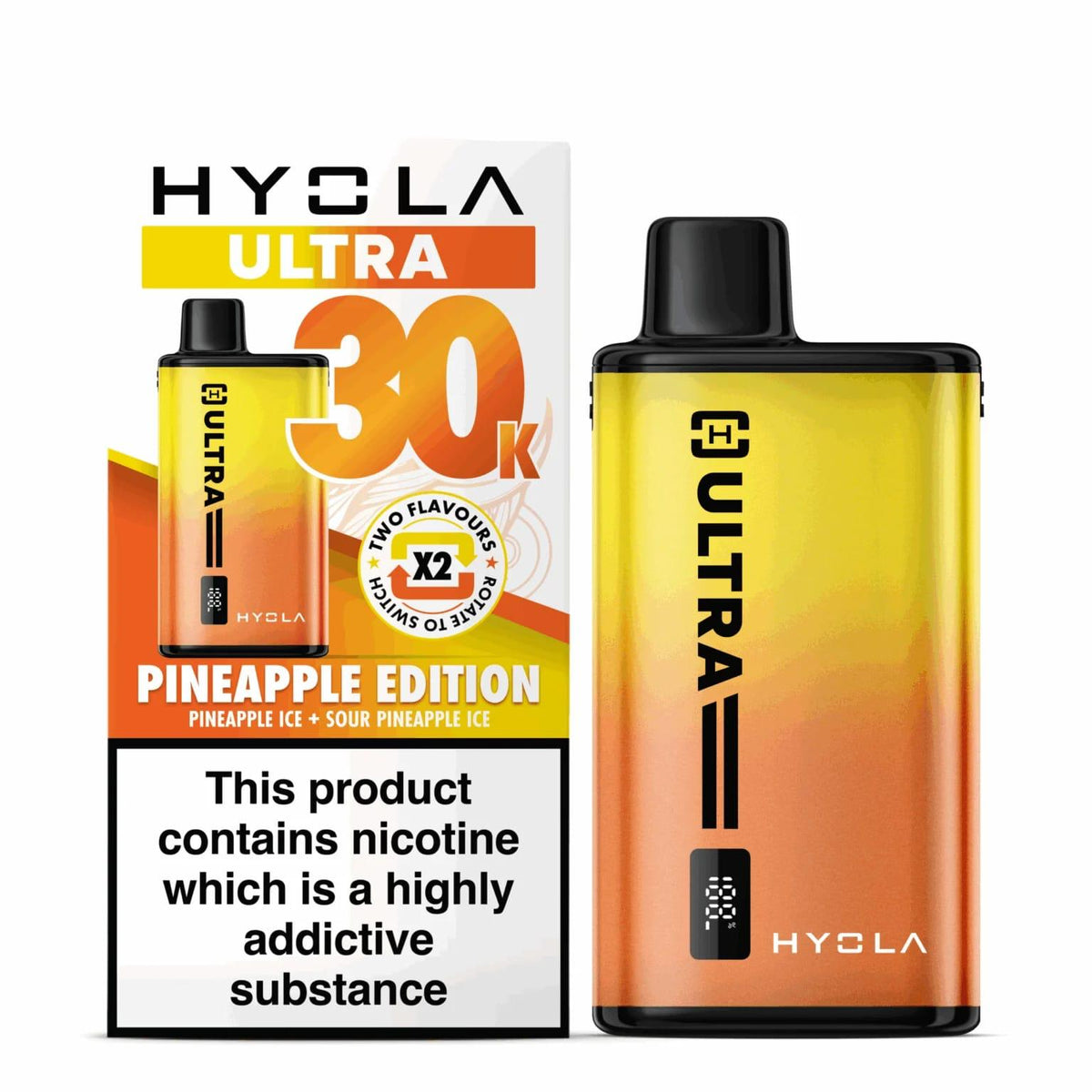 Hyola Ultra 30k Disposable Vape – Pineapple Edition (30000 Puffs)