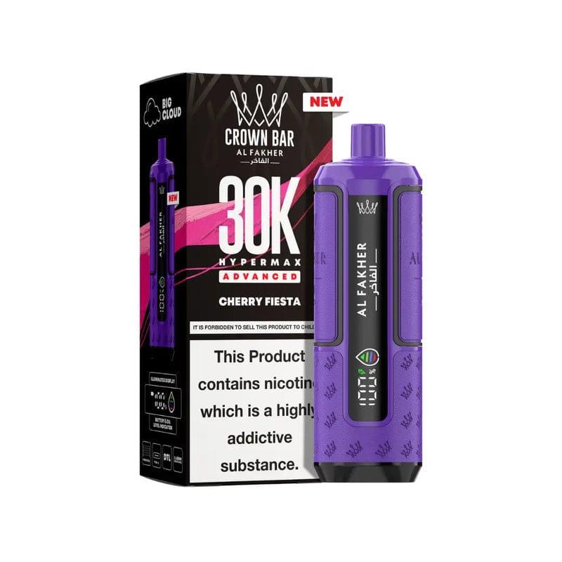 Al Fakher Crown Bar 30K Hypermax Advanced Disposable Vape – Cherry Fiesta