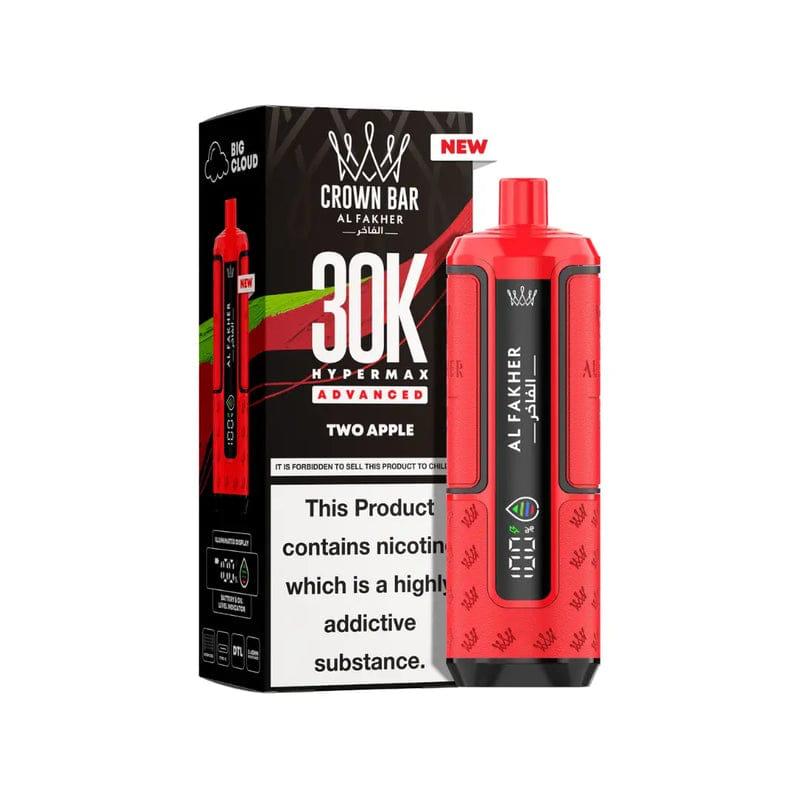 Al Fakher Crown Bar 30K Hypermax Advanced Disposable Vape – Two Apple