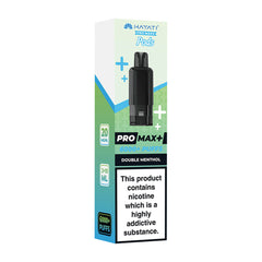 Hayati Pro Max+ 6000+ Puffs Pre-Filled Pods (Pack of 2) – Double Menthol
